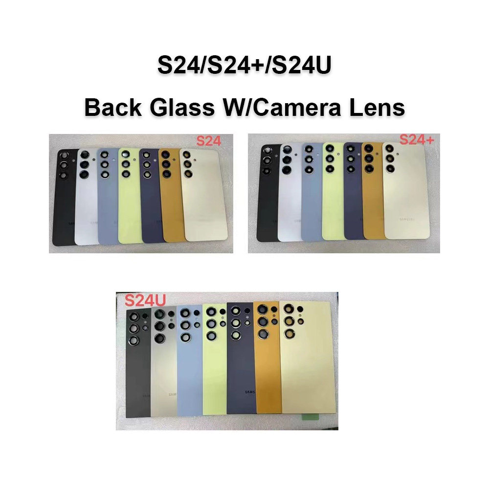 S24/S24+/S24U Back Glass W/Camera Lens